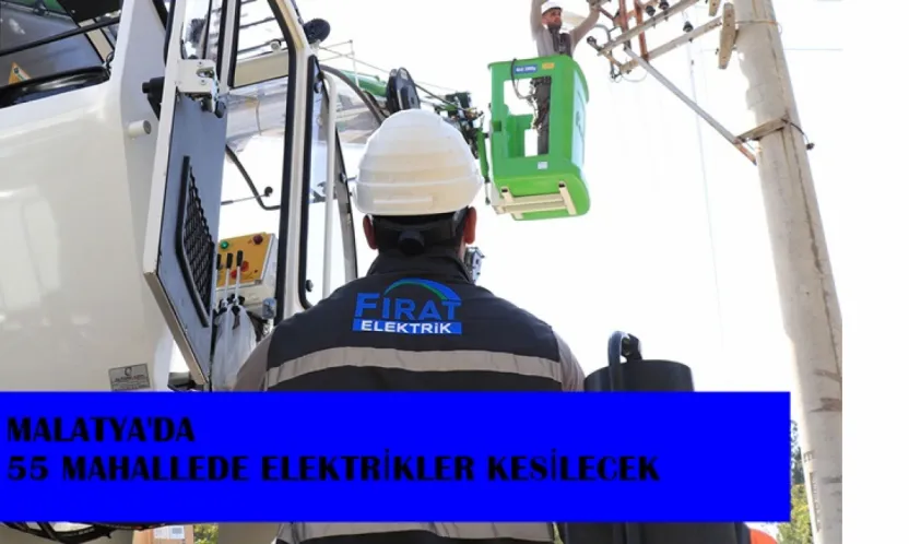 55 Mahallede Elektrikler Kesilecek