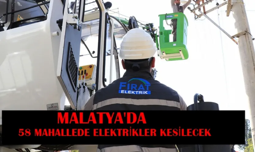 58 Mahallede Elektrikler Kesilecek