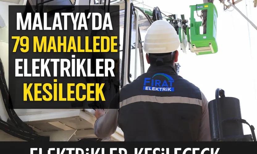 79 Mahallede Elektrikler Kesilecek