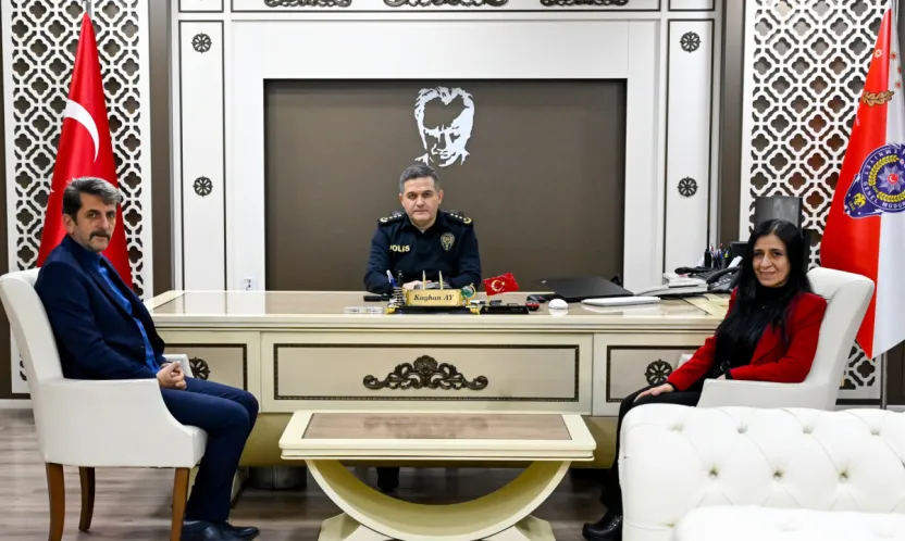 Anadolu Basın Yayın Birliği'nden İl Emniyet Müdürü Kayhan Ay'a Hayırlı Olsun Ziyareti
