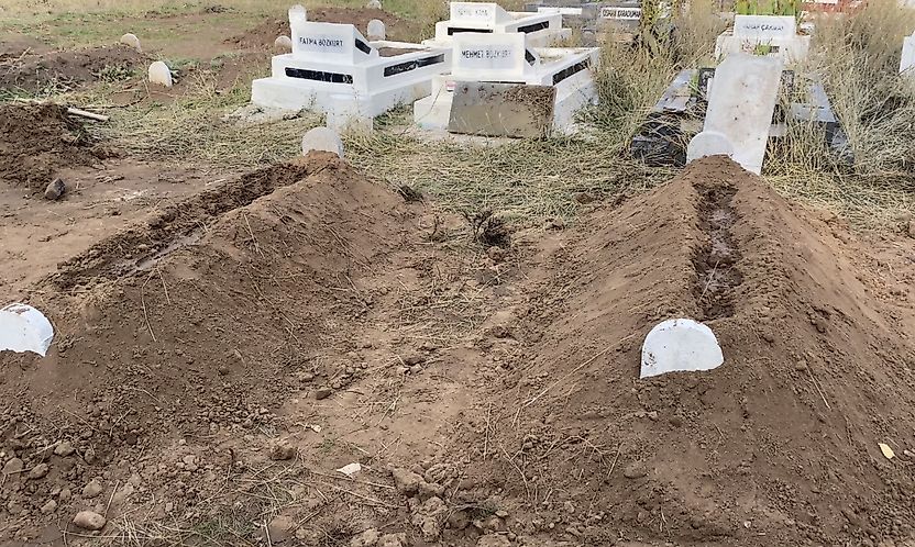 Anne ve Oğlu Yan Yana Toprağa Verildi: Aile İki Acıyı Birden Yaşadı