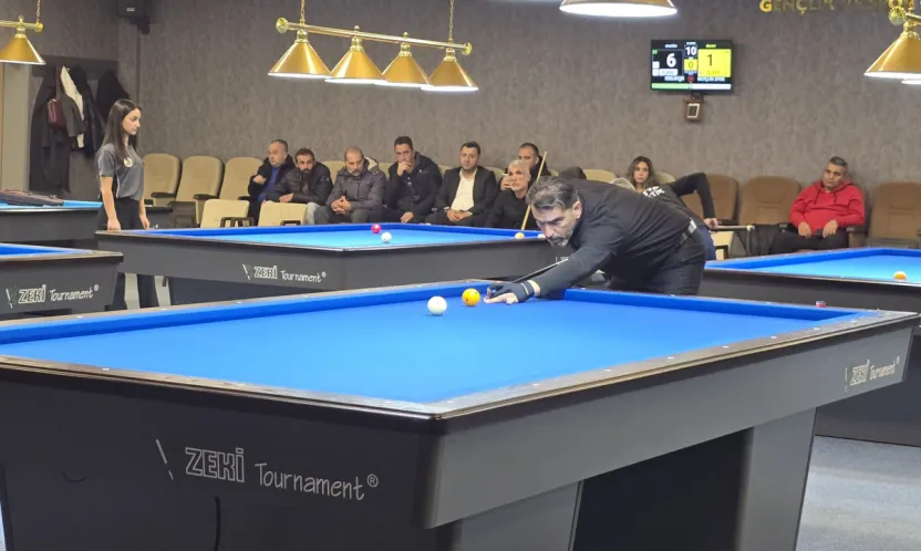 Arslantepe 3 Bant Bilardo Turnuvası Başladı