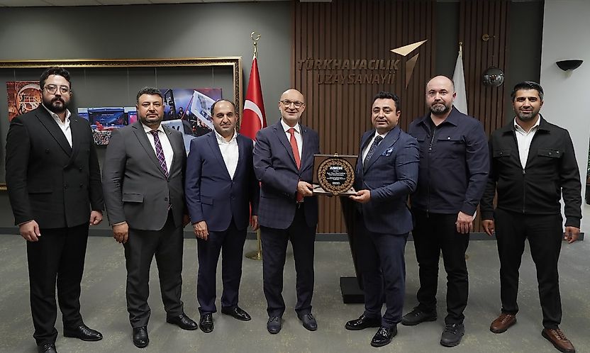 Aydın Apak ve Heyeti, TUSAŞ Başkanı Ömer Cihad Vardan'la Bir Araya Geldi