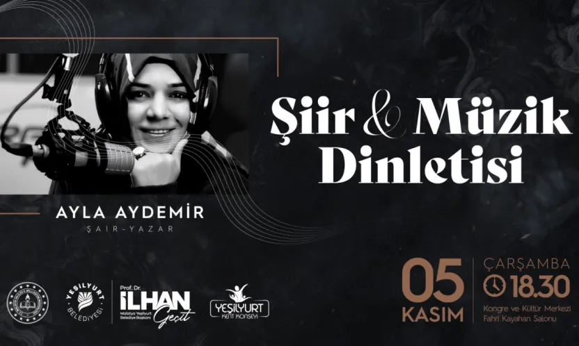 Ayla Aydemir Malatyalılarla Buluşuyor: Şiir ve Müzik Dinletisi 5 Kasım'da