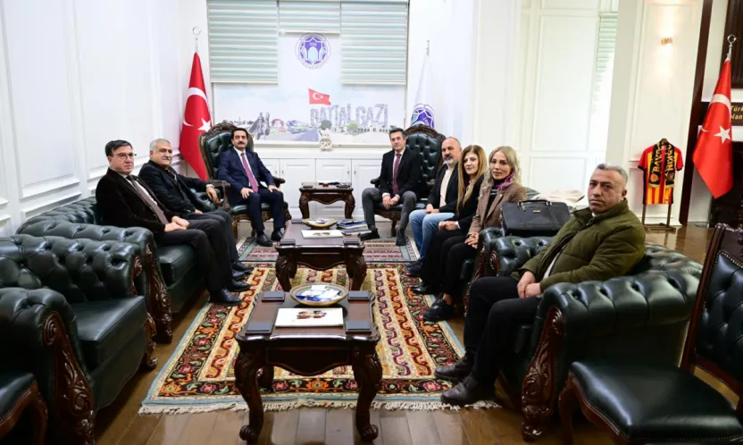 Başkan Gürsoy'dan Battalgazi Belediye Başkanı Bayram Taşkın'a Ziyaret