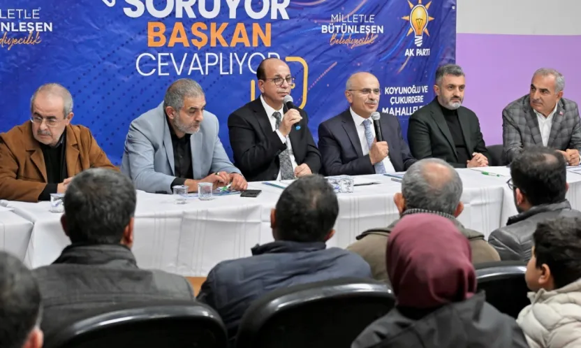 Başkanlar Mahalle Halkıyla Buluştu: Taziye Evi ve Semt Konağı Talebi Öne Çıktı