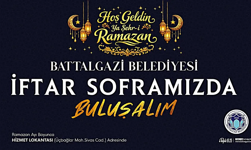 Battalgazi'de İftar Sofraları Bu Yıl Hizmet Lokantası'nda Kurulacak