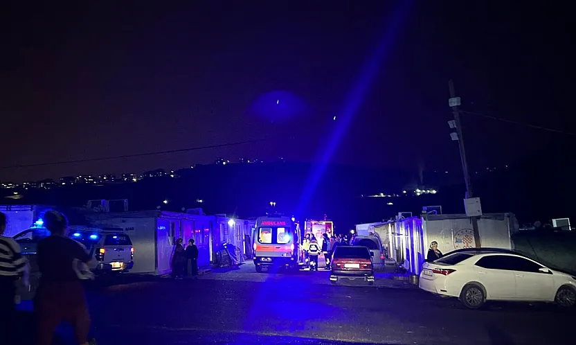 Battalgazi'de Konteyner Kentte Korkutan Yangın