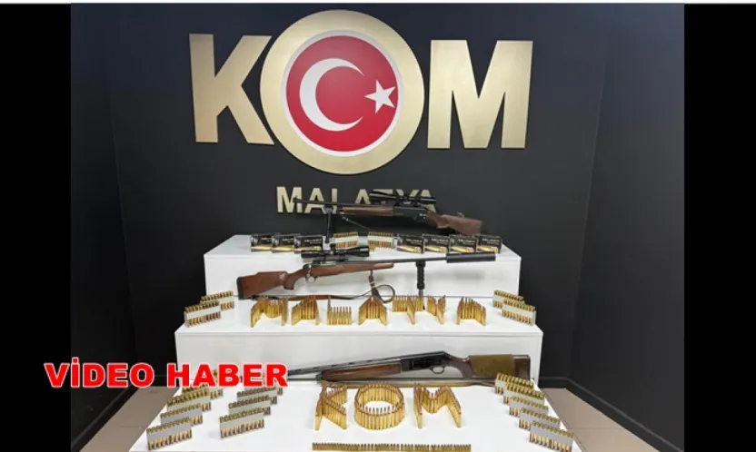 Battalgazi ve Kale'de Eş Zamanlı Silah Baskını: Çok Sayıda Silah Ele Geçirildi