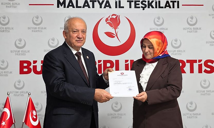 BBP Malatya'da Kadın Kolları Başkanlığı Görevine Yeni Atama