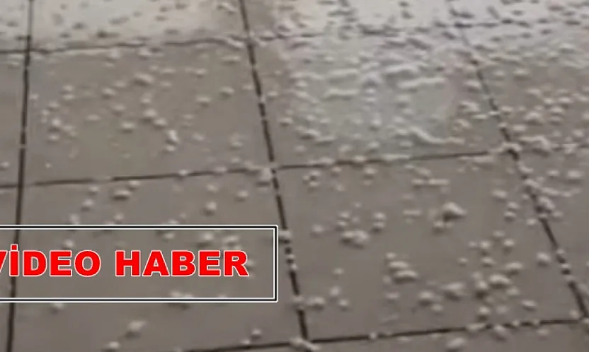 Bodrum'da Sağanak ve yoğun dolu Yağışı Hayatı Olumsuz Etkiledi