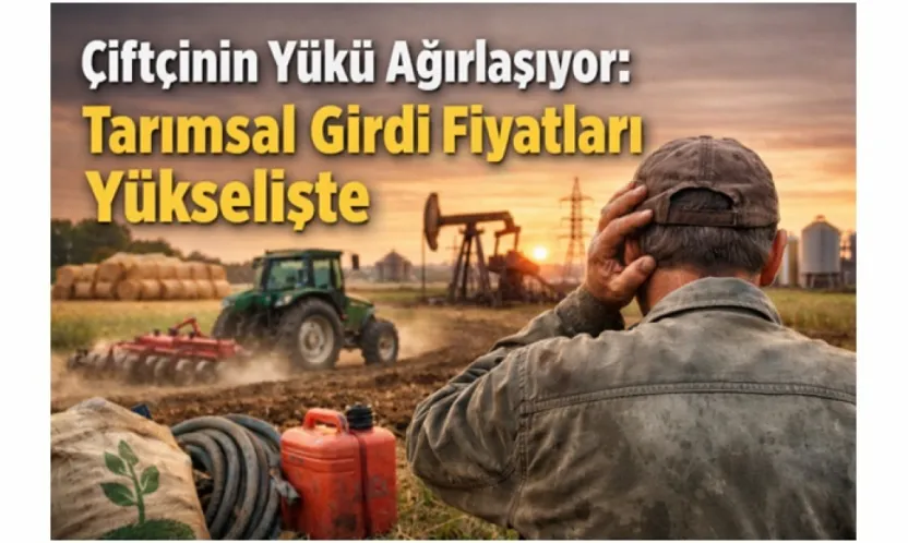 Çiftçinin Yükü Ağırlaşıyor: Tarımsal Girdi Fiyatları Yükselişte
