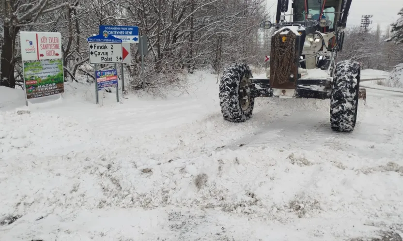 Darende'de Olumsuz Hava Taşımalı Eğitimi Durdurdu