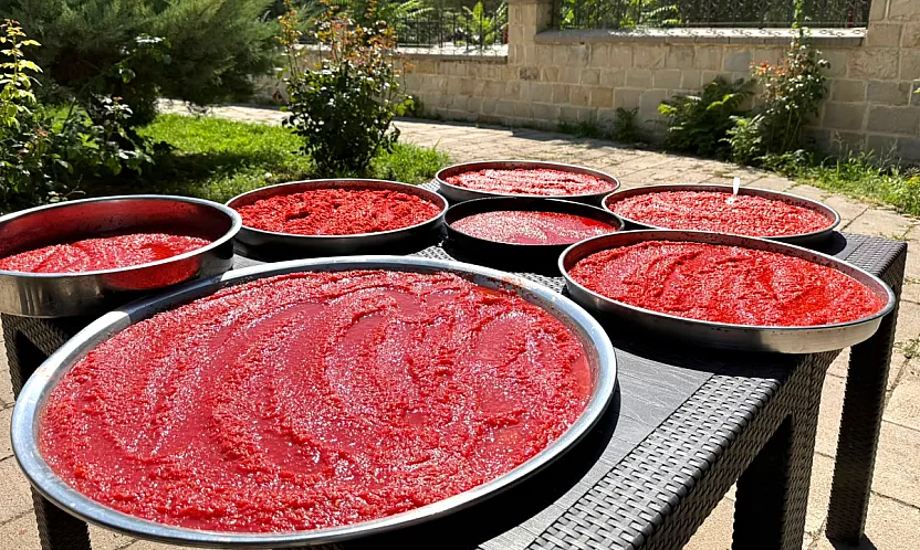 Darende'de Yazın Bereketi Kış Sofralarına Taşınıyor