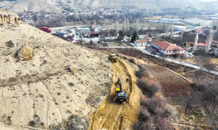 Darende Millet Bahçesi'nde Zemin Çalışmaları Başlatıldı