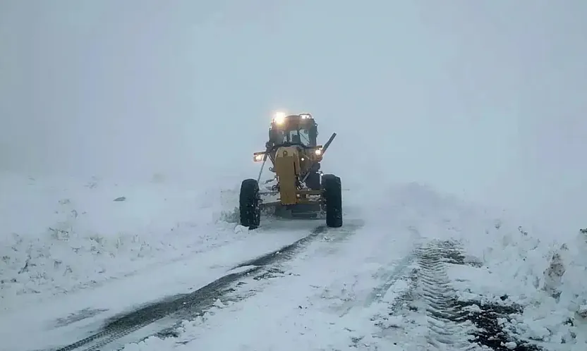 Doğu'da kar yağışı ulaşımı vurdu: 4 ilde 320 yerleşim yerinin yolu kapandı
