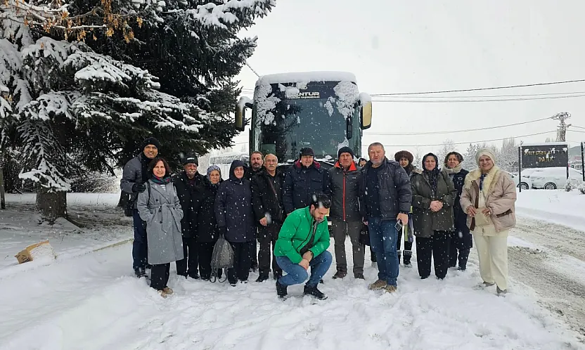 Doğu Ekspresi Yolcuları Tarihle Buluştu: İshak Paşa Sarayı'na Hayran Kaldılar