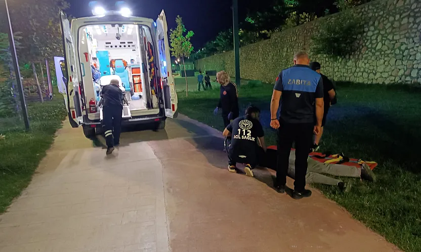 Elektrikli Scooter'dan Düştü, Hastaneye Kaldırıldı