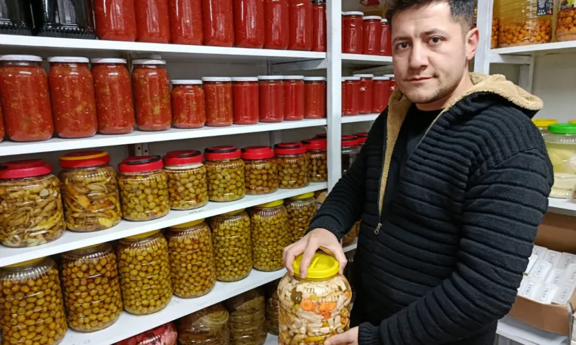 Evde üretiyor, konteynerde satıyor