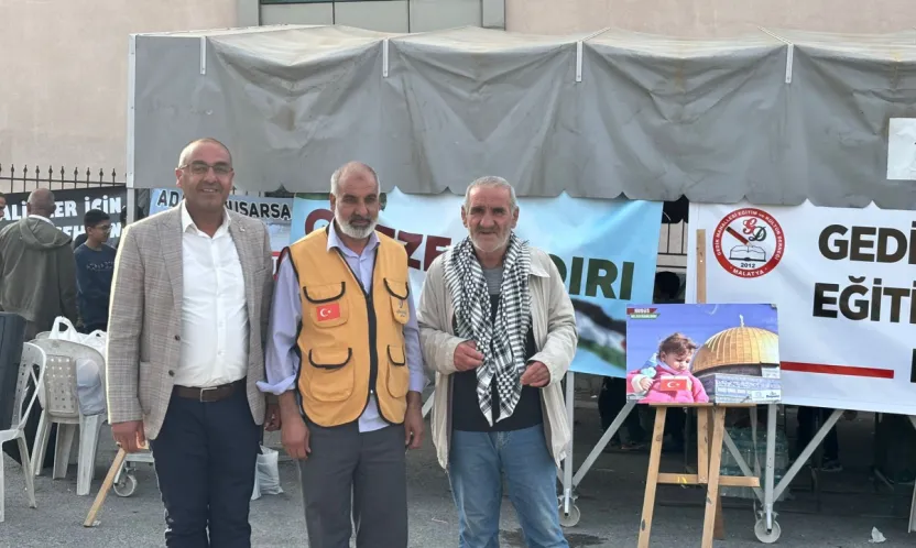 Gedik Mahallesi'nden Filistinli Çocuklara Anlamlı Destek