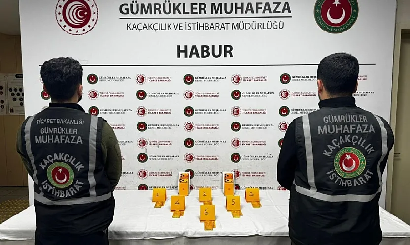 Habur'da Altın Kaçakçılığına Darbe: 41 Kilogram Altın Ele Geçirildi