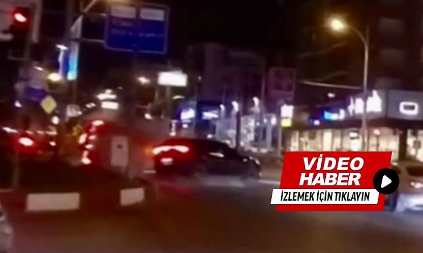Hava Lojmanları Kavşağı'ndaki kaza kask kamerasında: İki yaralı