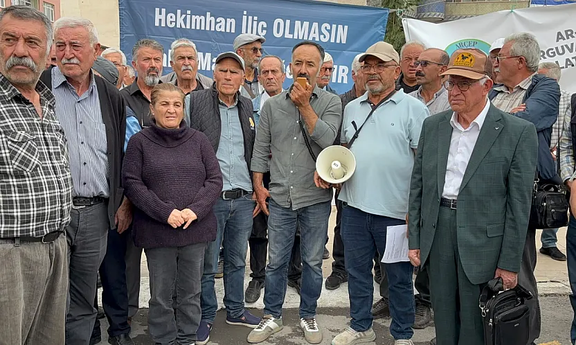 Hekimhan'da Maden Tepkisi