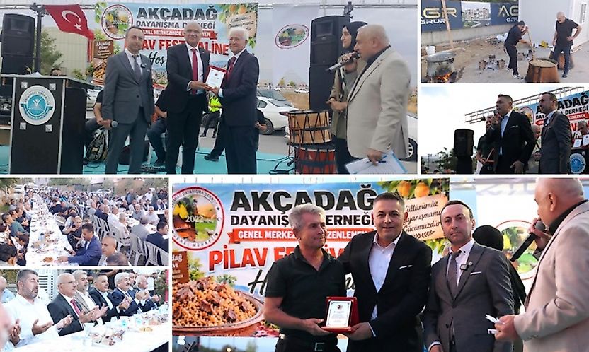 Hemşehriler Akçadağ Pilav Şenliği'nde Buluştu