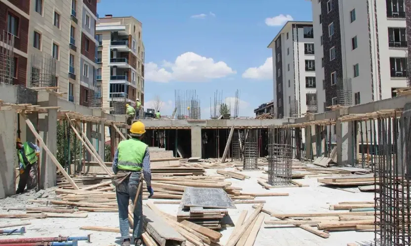Kasım'da İnşaat Üretimi Yıllık Yüzde 22,3 Arttı