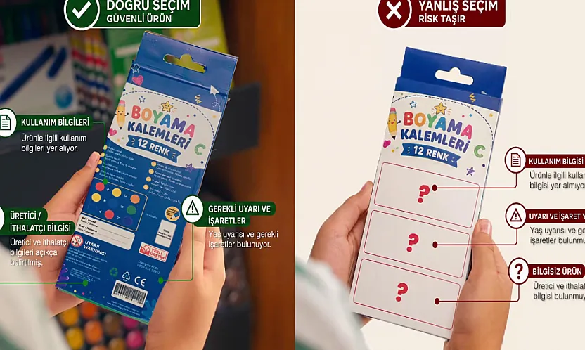 Kırtasiye Alışverişinde Güvenli Ürün Uyarısı