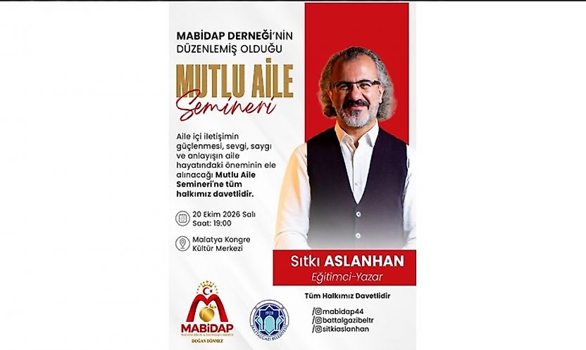 MABİDAP'tan Malatya'da 'Mutlu Aile' Semineri