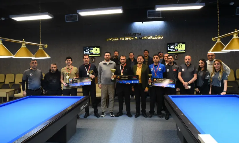 Malatya'da Bilardo Rüzgârı: 68 Sporcu Yeşilyurt'ta Kıyasıya Yarıştı