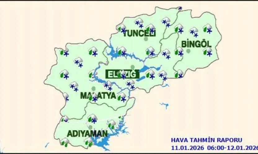 Malatya'da Kar ve Buzlanma Alarmı