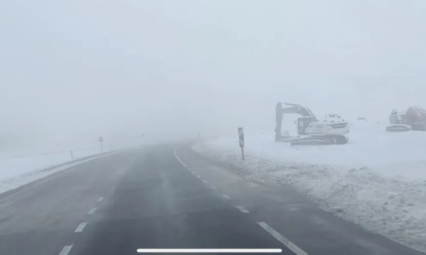 Malatya'da Kar ve Tipi: Tır ve Çekicilere Trafik Kısıtlaması