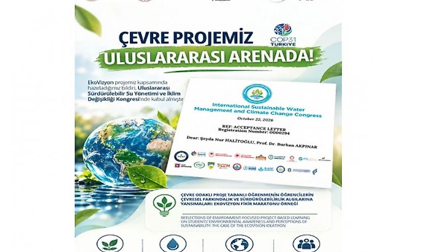 Malatya'da Öğrenciler İçin Geliştirilen Proje Uluslararası Kongrede