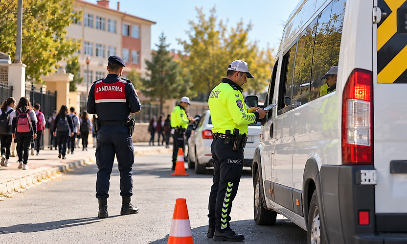 Malatya'da Okul Servislerine Denetim: 58 Araca 290 Bin TL Ceza