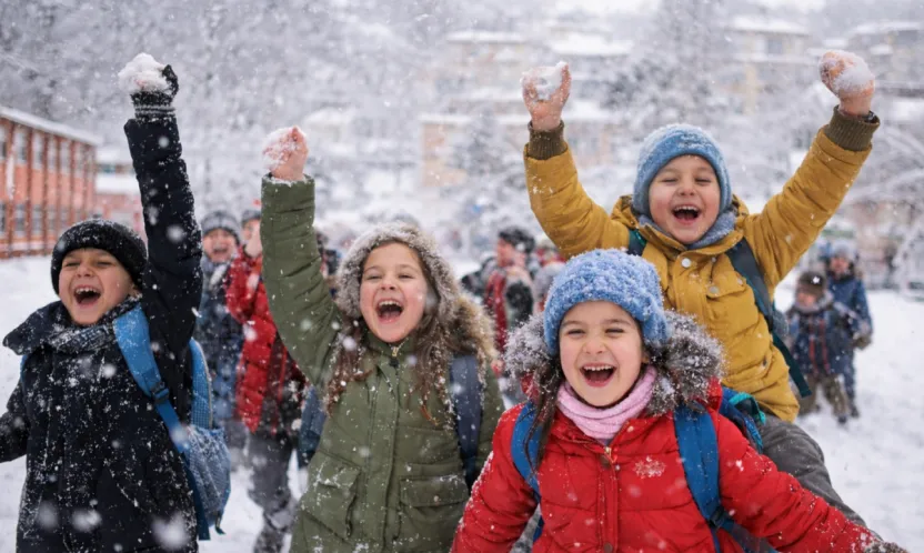 Malatya'da Soğuk Hava Eğitimi Vurdu: 5 İlçede Taşımalı Eğitim Durduruldu
