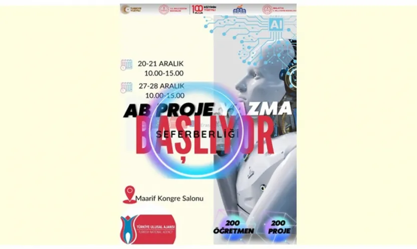 Malatya Eğitimde Vites Yükseltti: 200 Öğretmenle AB Proje Seferberliği