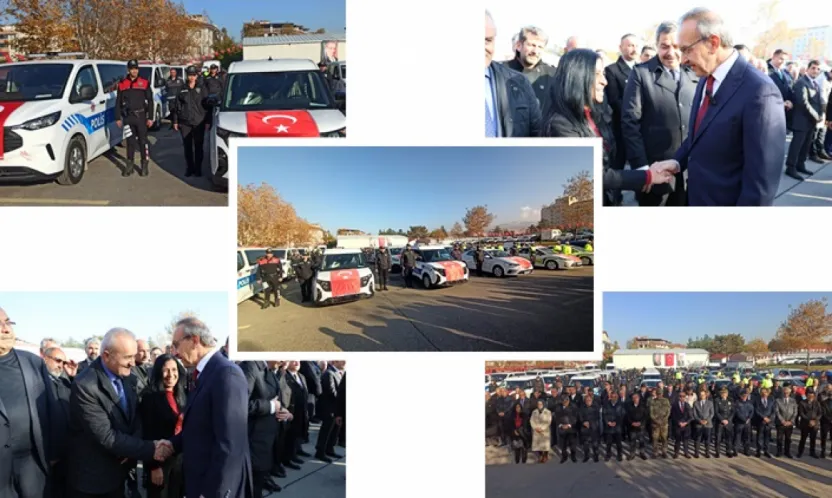 Malatya Güvenlik Güçlerine 67 Yeni Araç Hizmete Alındı