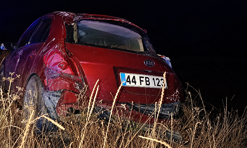 Malatya Kuzey Çevre Yolu'nda Korkutan Kaza: 2 Kişi Ağır Yaralandı