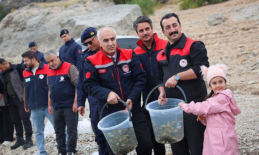 Malatya'nın Baraj ve Göletlerine 1,3 Milyon Sazan Yavrusu