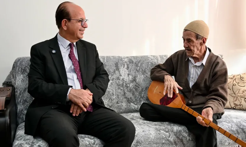 Malatya'nın Değerlerine Vefa: Başkan Geçit, Abuzer Aşkınses'in Evinde