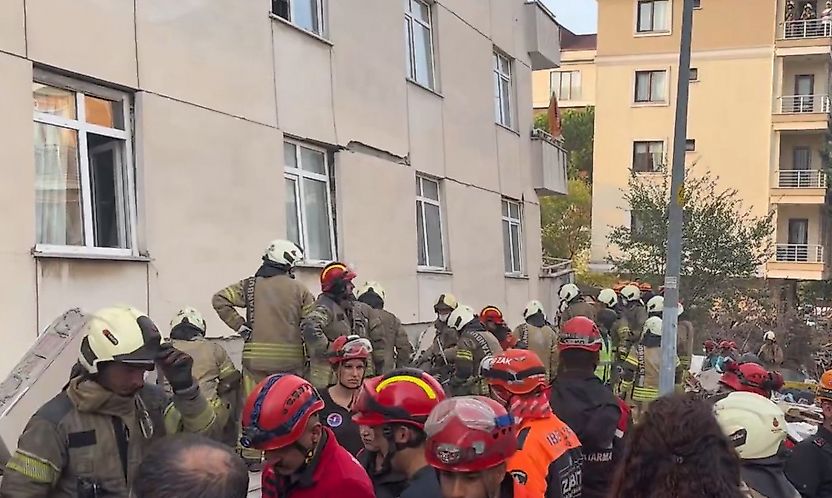 Maltepe'deki çökmenin ardından binalardaki tadilatlar dikkat çekiyor