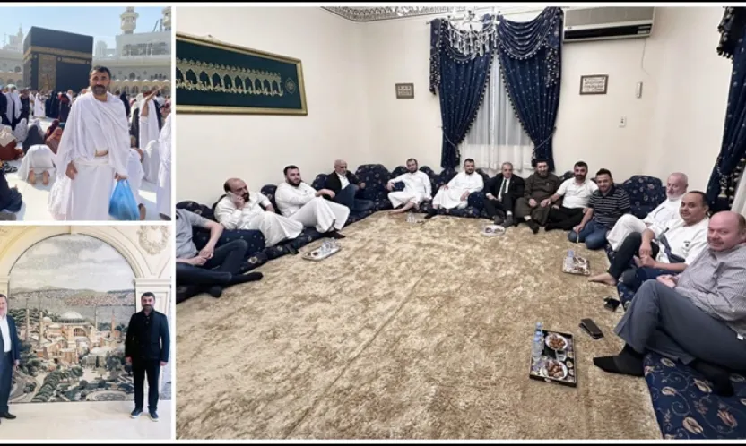 MHP MYK Üyesi Mesut Samanlı Umre Ziyaretinde Suudi Arabistan'da Kabile Büyüklerini Ziyaret Etti