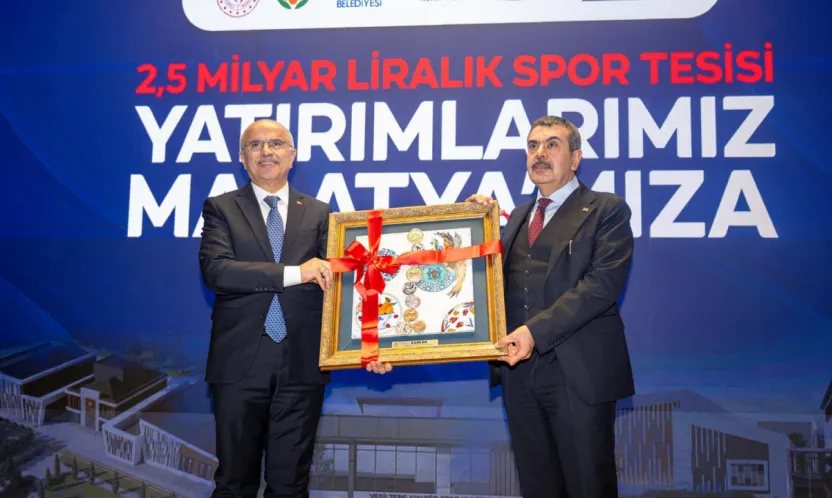 Milli Eğitim Bakanı Yusuf Tekin Malatya'da 6 Spor Tesisi ve 1 Eğitim Merkezini Hizmete Açtı