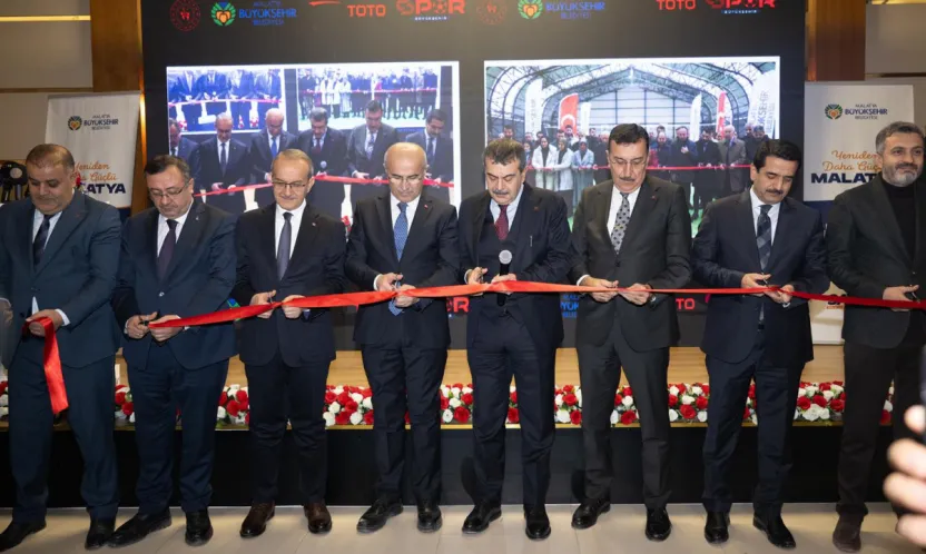 Milli Eğitim Bakanı Yusuf Tekin Malatya'da 6 Spor Tesisi ve 1 Eğitim Merkezini Hizmete Açtı