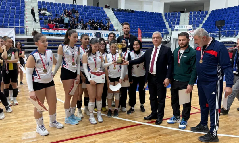 Okul Sporları Voleybol Genç Kızlar İl Birinciliği Tamamlandı