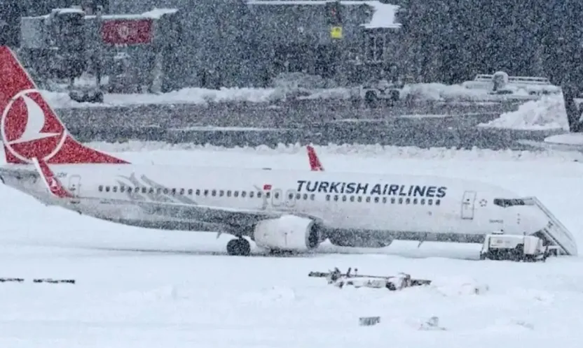 Olumsuz Hava Şartları Havacılığı Vurdu: THY'den 54 Sefer İptali