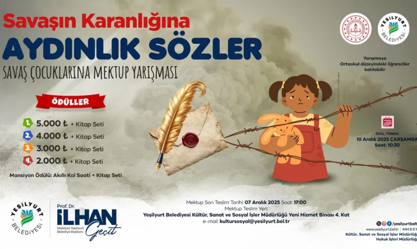 Ortaokul Öğrencileri Savaş Mağduru Çocuklara Kalemleriyle Seslenecek