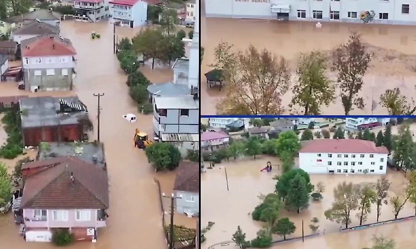Sel felaketinde can kaybı 8'e yükseldi